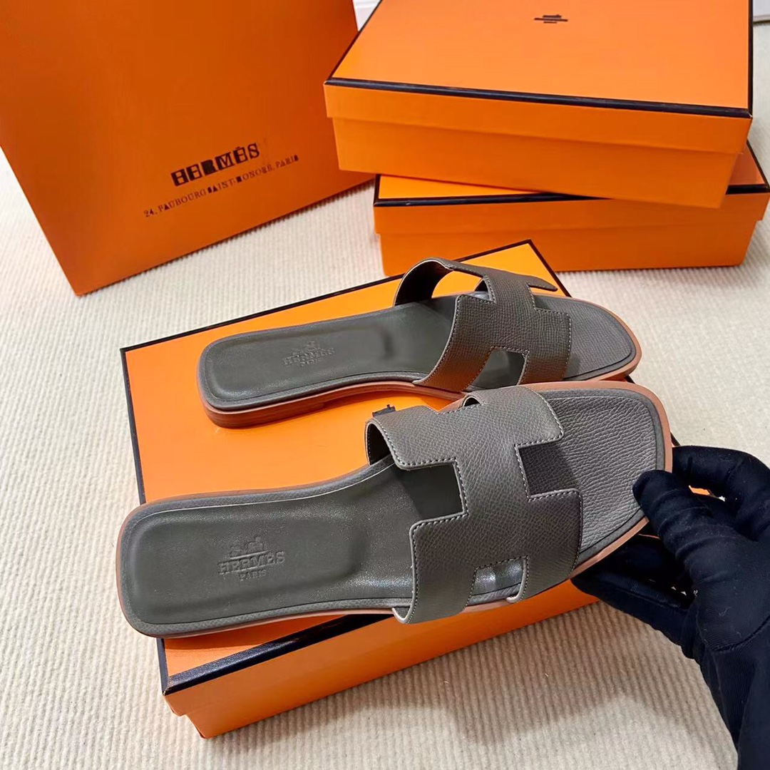 에르메스 올수공 오란 슬리퍼 샌들 앱송 63